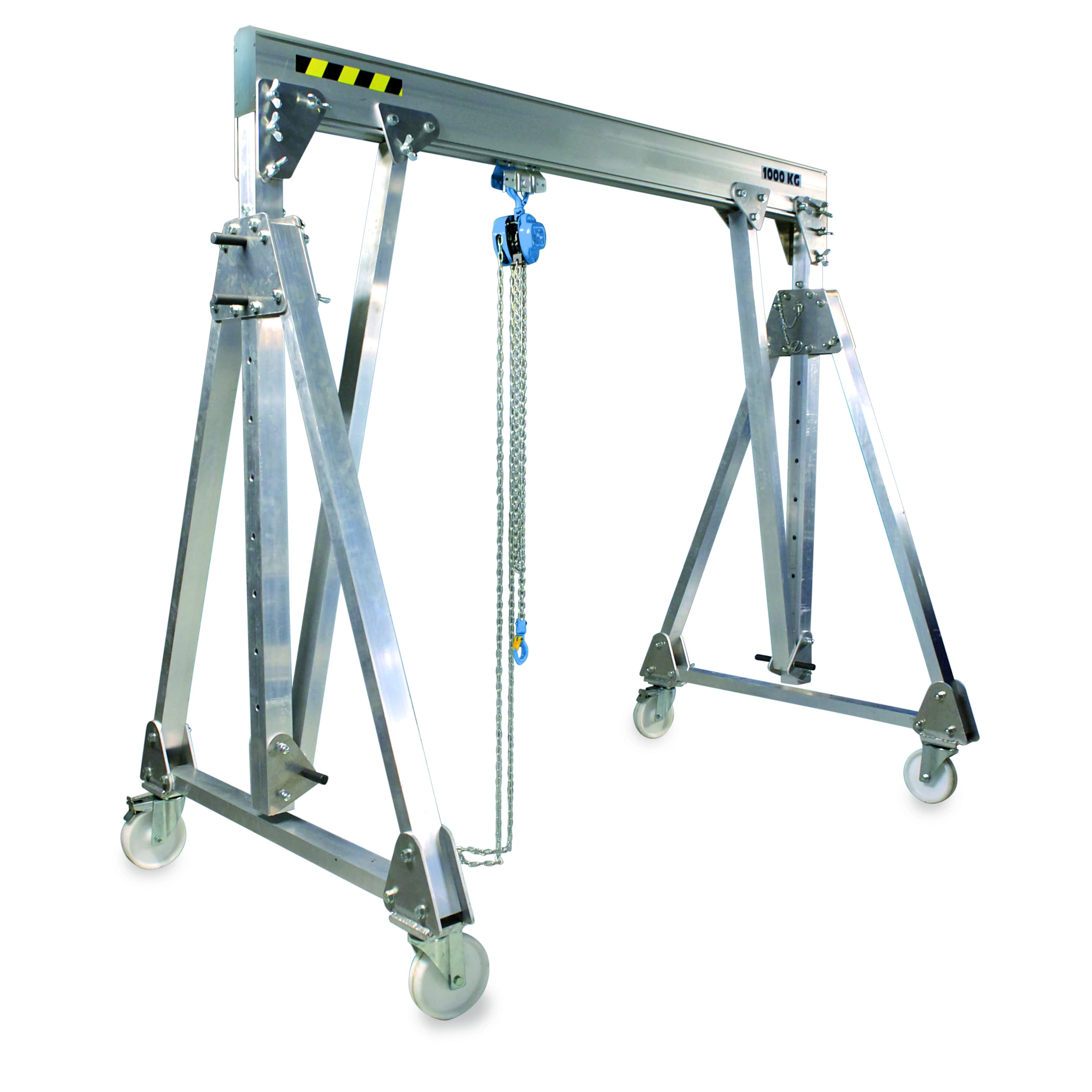 Hopfällbar portalkran i aluminium (APPD) 250–2 000 kg