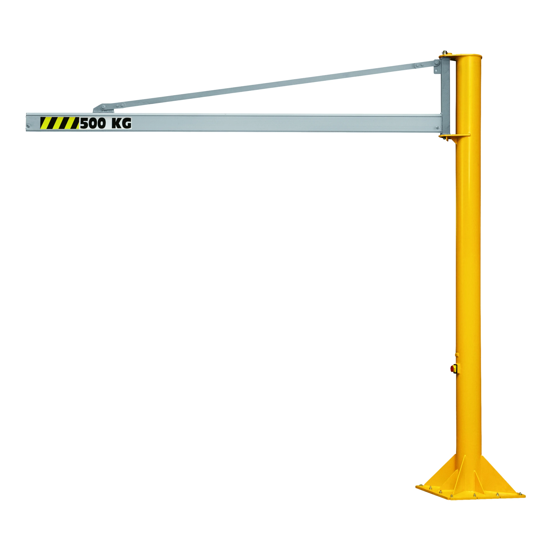 Pelarsvängkran i aluminium (ASDS), 270°, 63–2 000 kg, 2–8 m