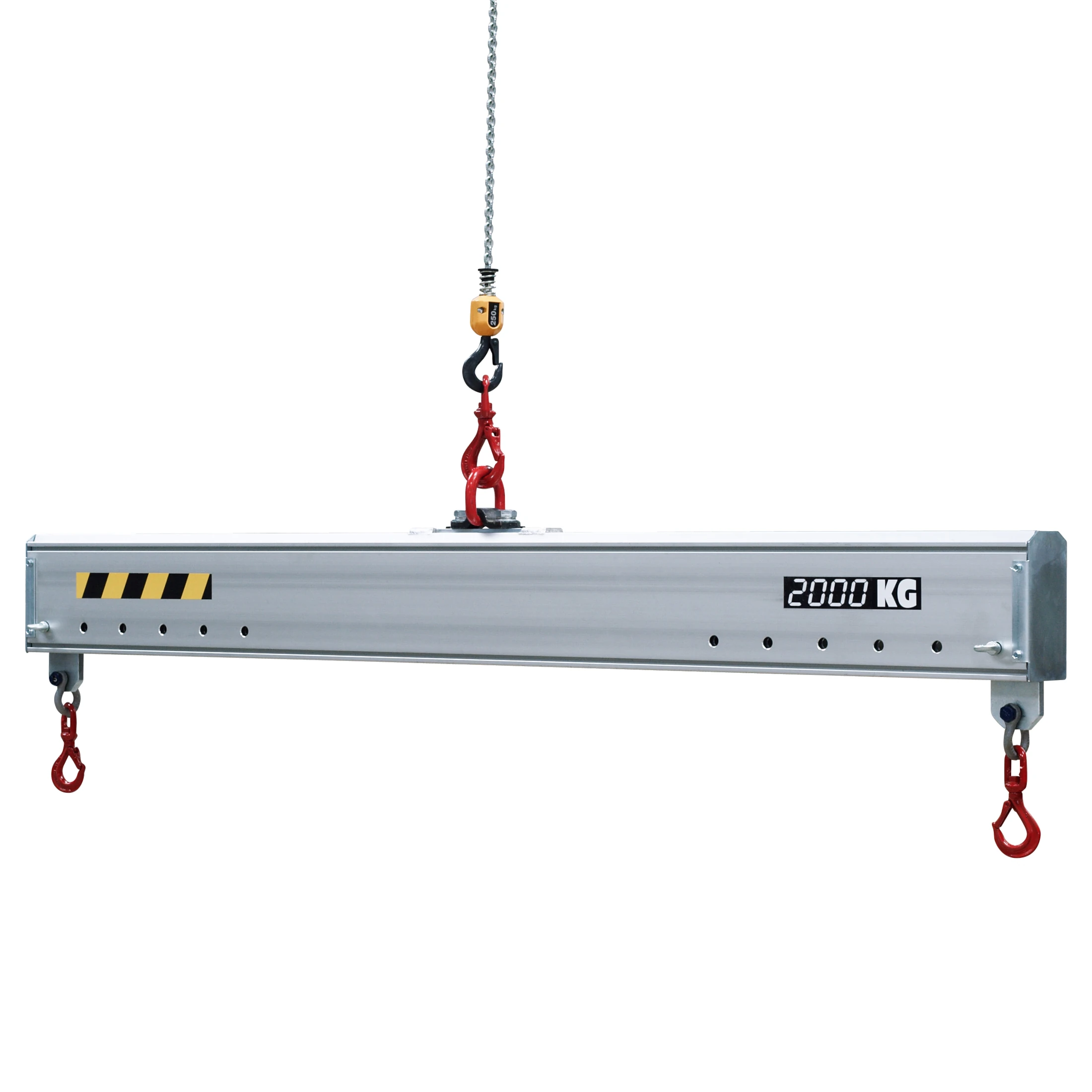 Fast spridarok i aluminium (FANG), 125–2000 kg, 1–6 m