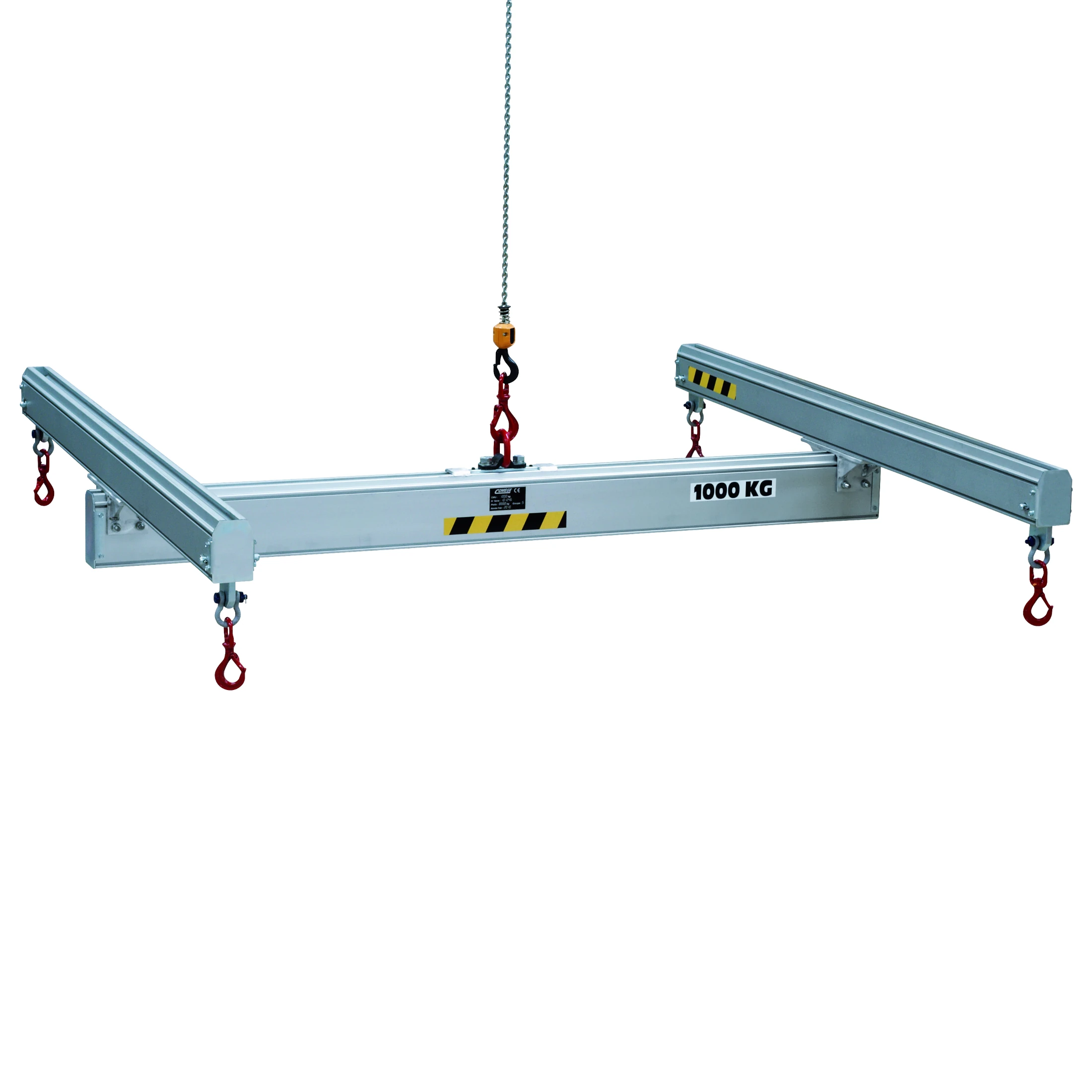Fast H-balksspridarok i aluminium (FANHG) 125–2000 kg