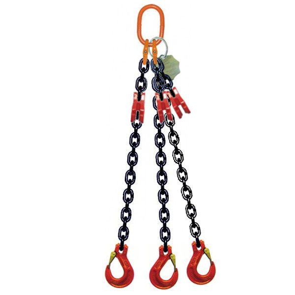 Trepartigt kättingredskap G80 (LOK3) 2360–26500 kg