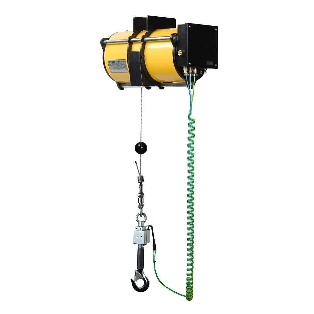ENDO ATEX tryckluftsdrivet balansblock EHB (MS-AG-modul, manuell styrning) 32–270 kg