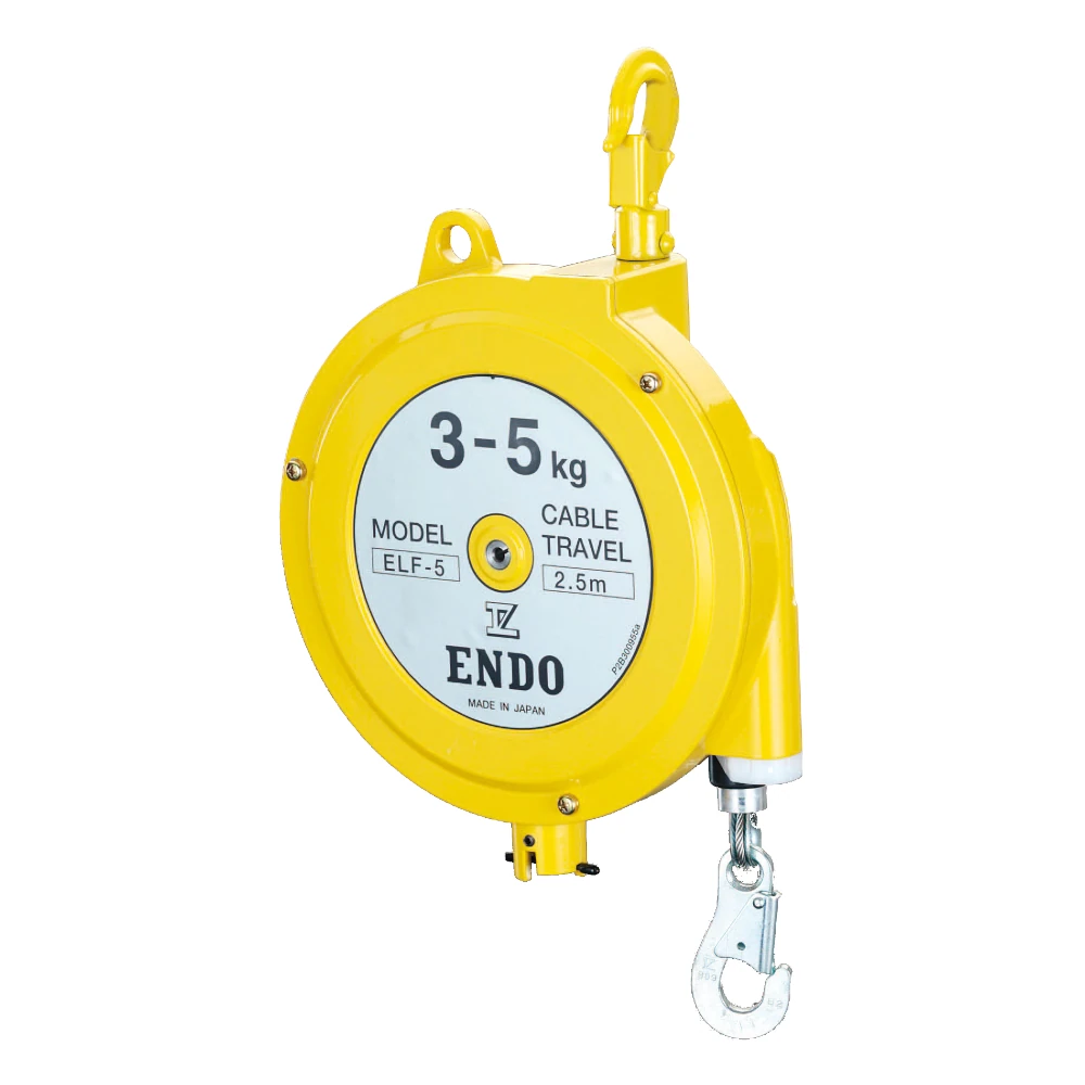 ENDO fjäderbalanserare med långt slag (ELF-5), 3–5 kg