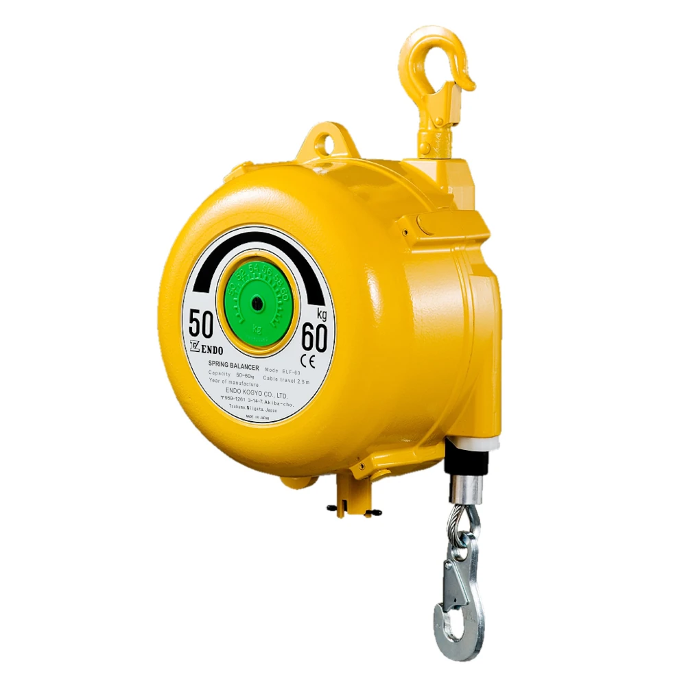 ENDO fjäderbalanserare med lång slaglängd (ELF-60), 50–60 kg