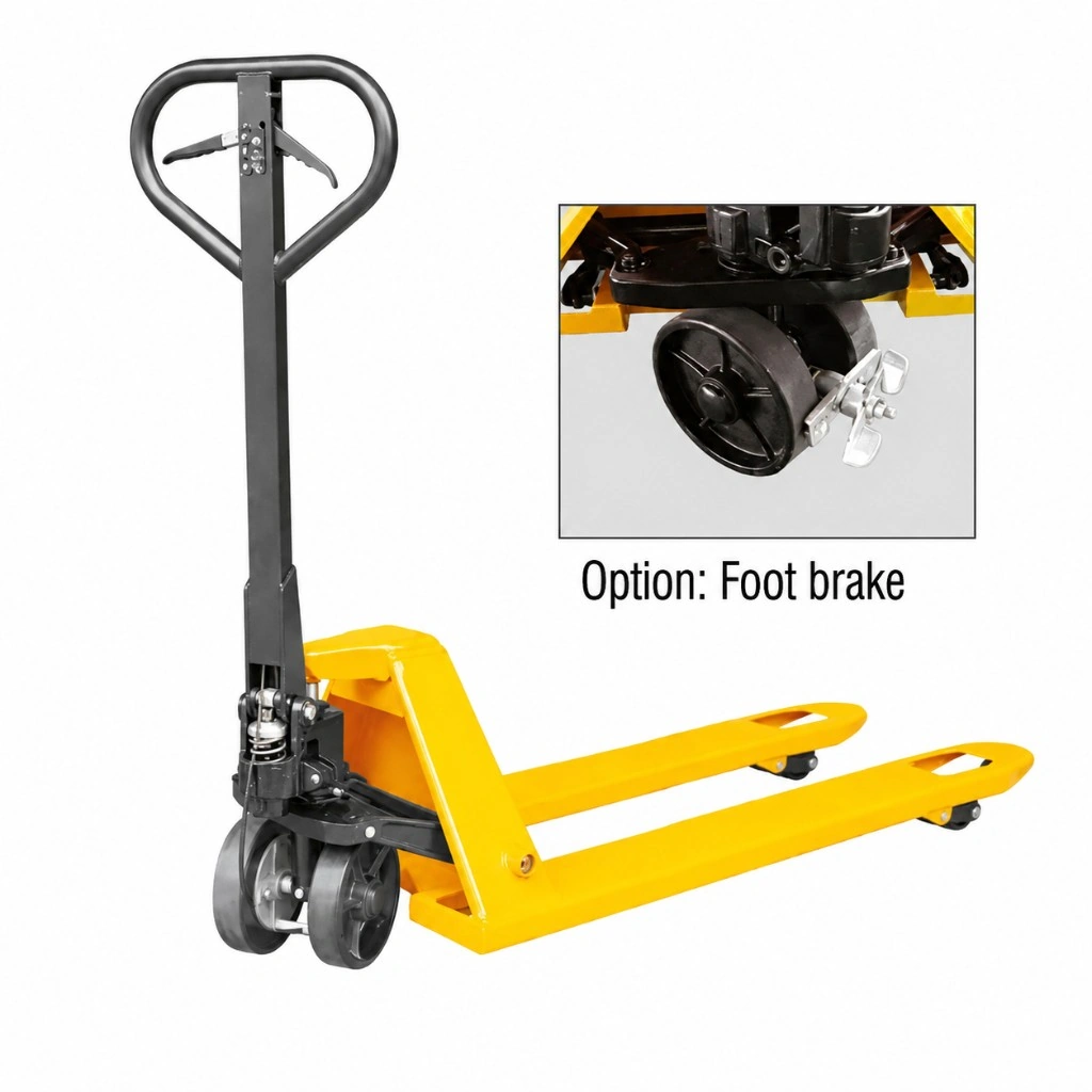 Manuell pallyftare med broms (RPV2500K) 2500 kg