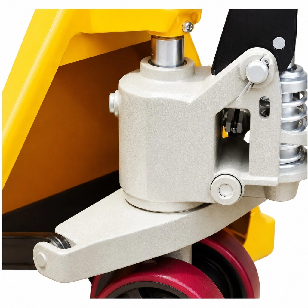 Integrerad helgjuten pump på manuell pallyftare RPV2500PT/RPV3000PT
