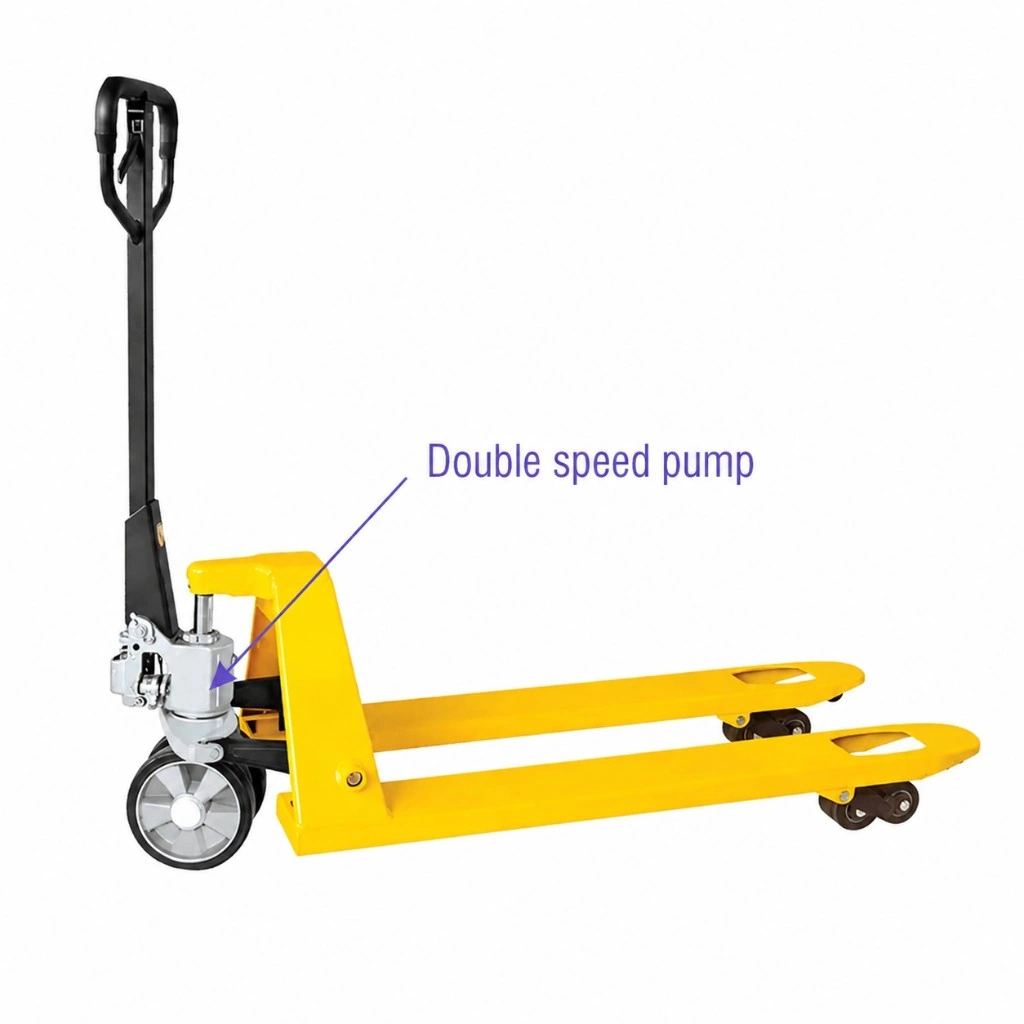 Manuell pallyftare med snabblyft (RPV2500BP), 2500 kg