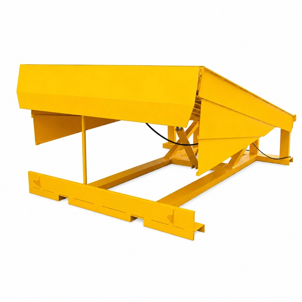 Hydraulisk lastbrygga NHUR i upphöjt läge