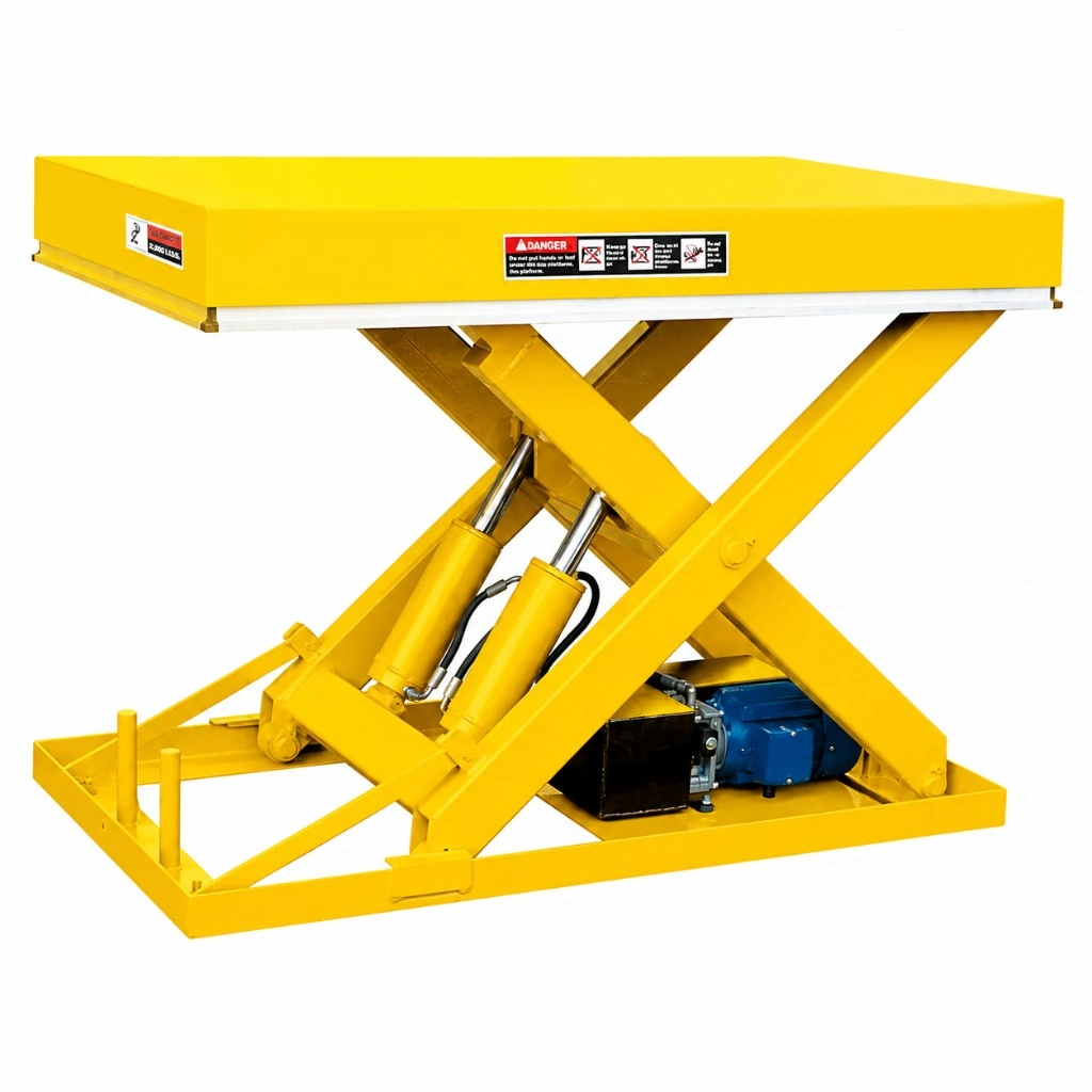 Kraftigt enkelsaxlyftbord 2 000 kg