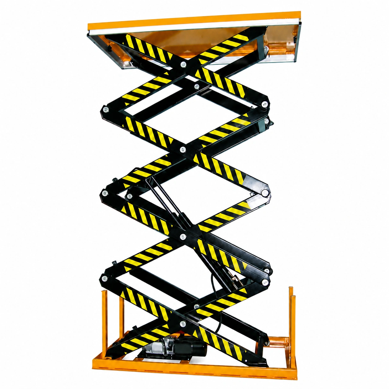 Fyrdubbelt saxlyftbord 400–2000 kg