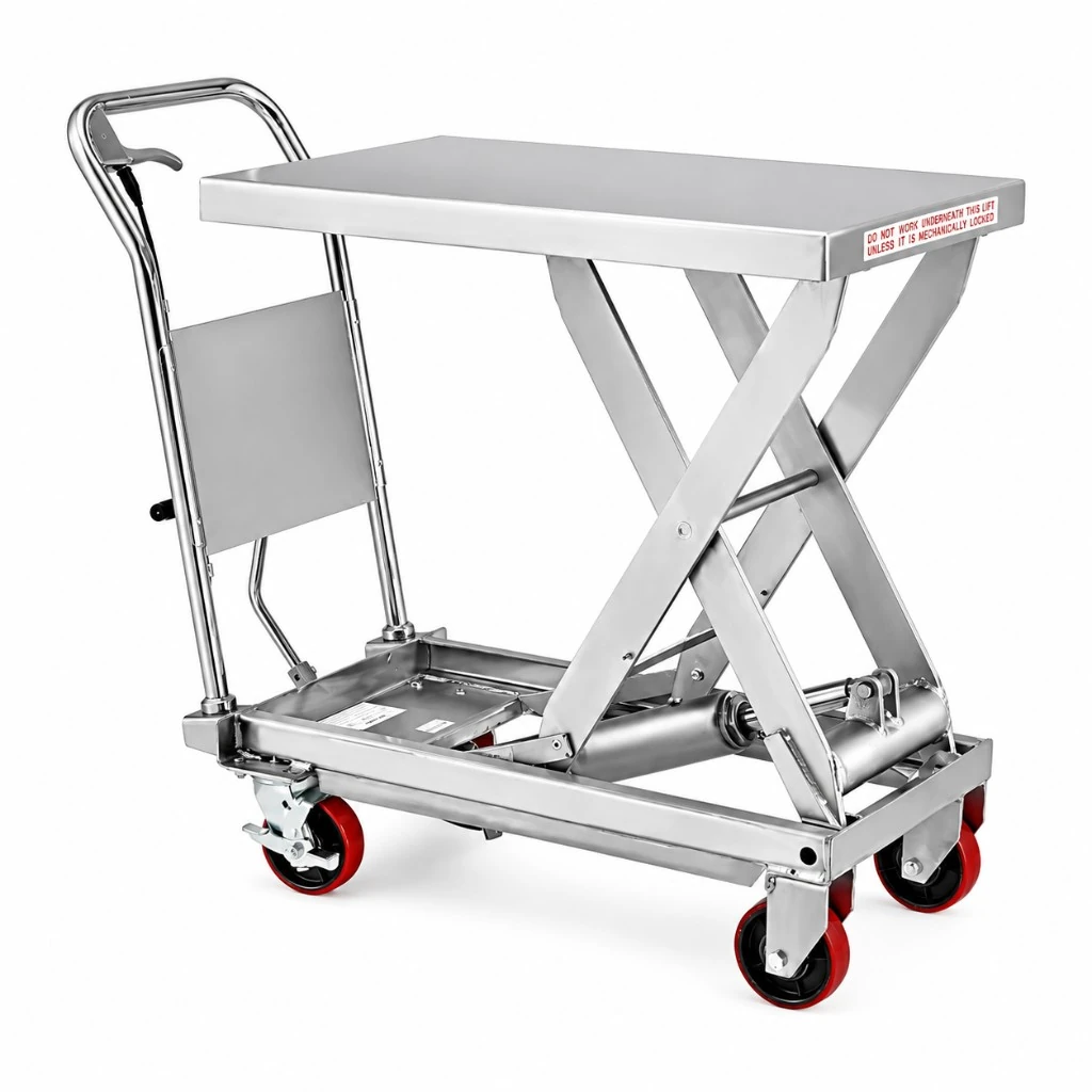 Mobilt lyftbord i rostfritt stål (MPS300S) 300 kg
