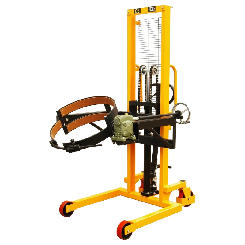 Manuell staplare för lyft och tippning av fat (RVB40B) 400 kg 1350 mm