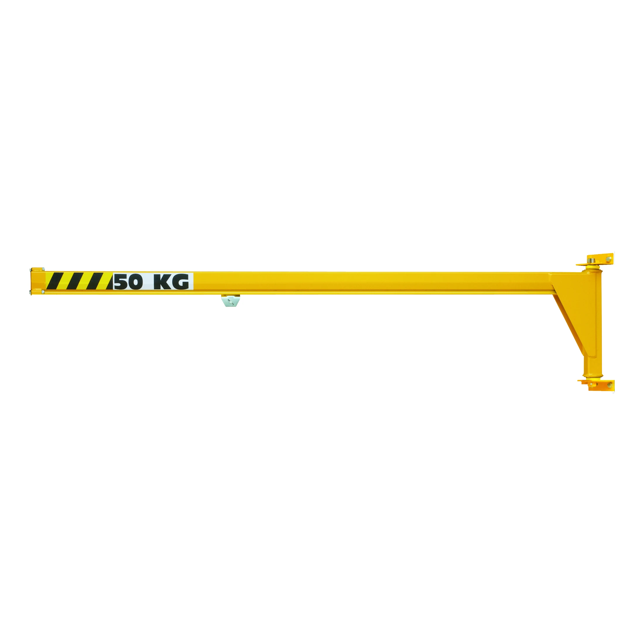 Lågbyggande väggsvängkran med åkvagn (NZDK), 50–100 kg, 2–5 m