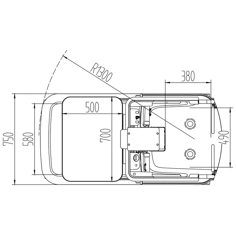 Kompakt batteridriven miniorderplockare MKV