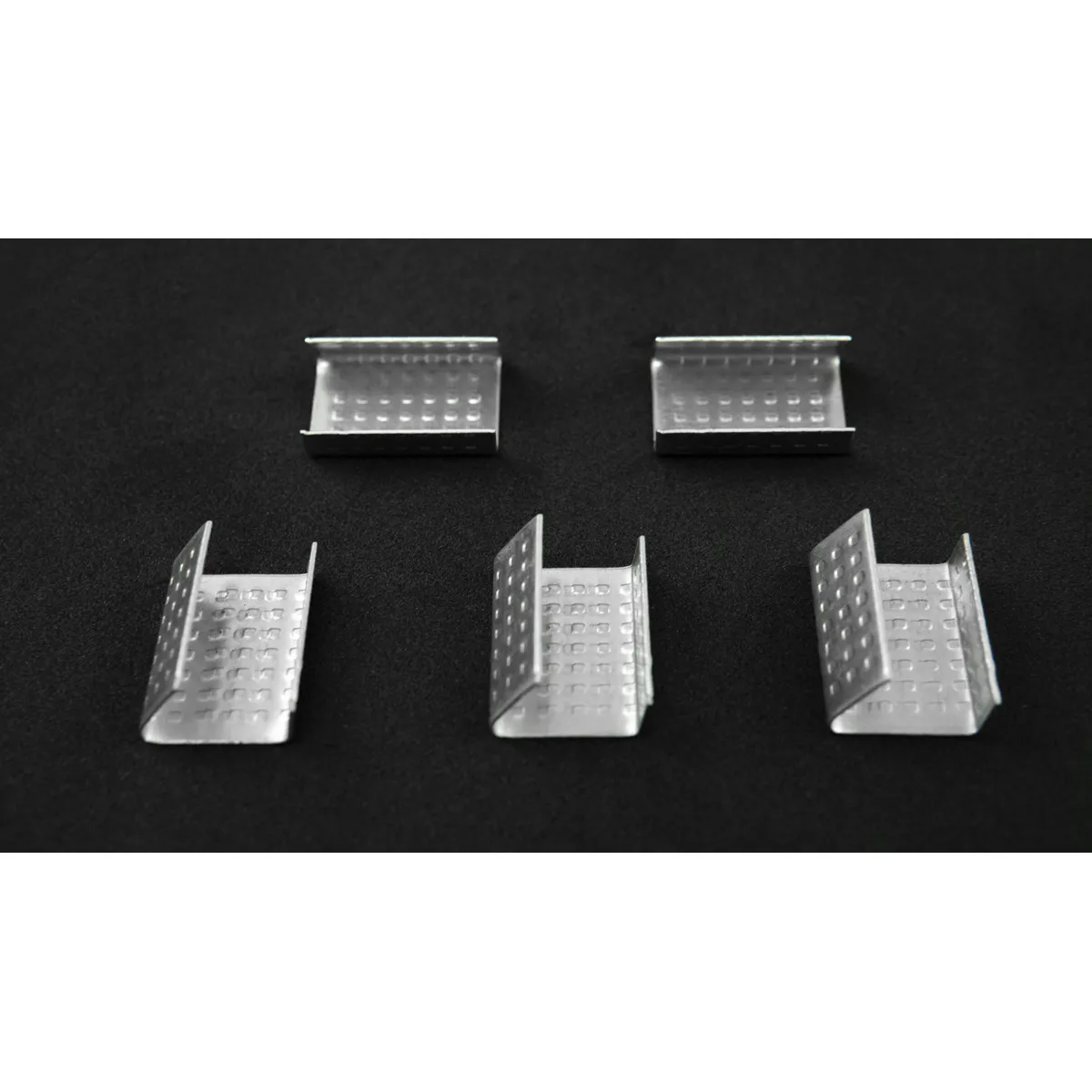BUCKLES-16PP stållås för 16 mm plastband av PP