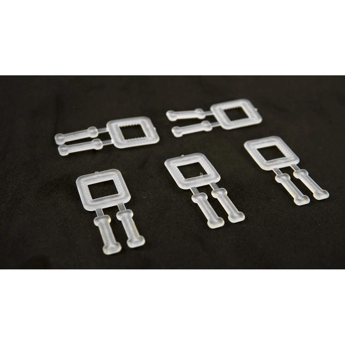 Vita plastspännen för PP-band (BUCKLES-5P) 12 mm
