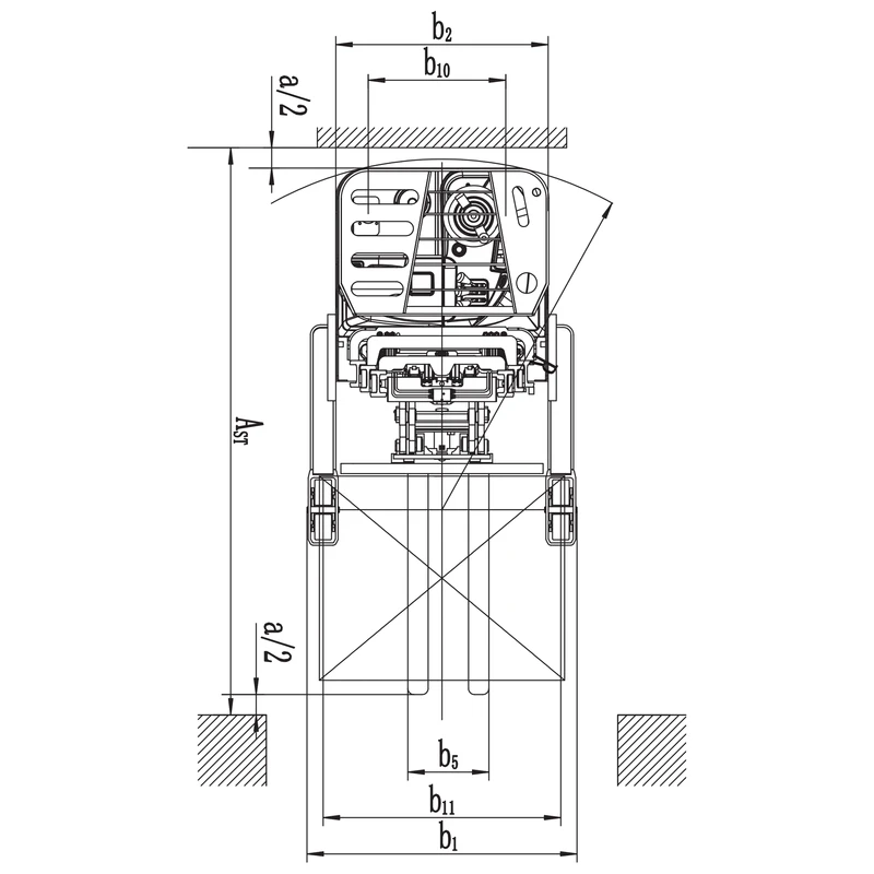 Elektrisk skjutstativtruck REV15DS/REV18DS, produktbild 13