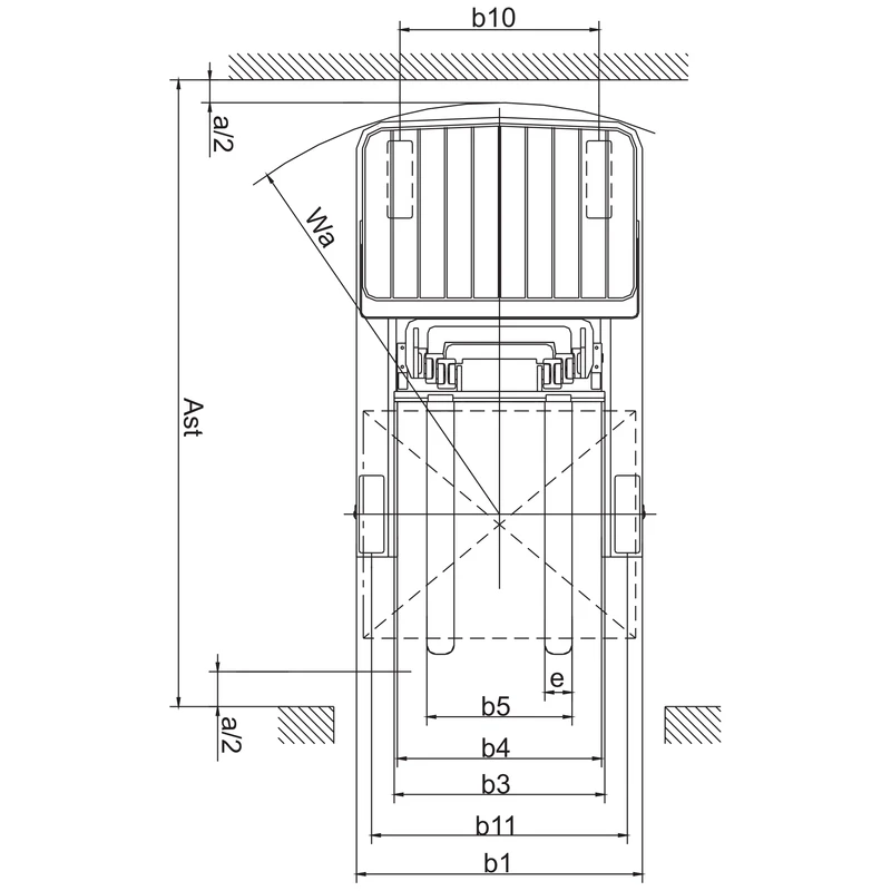Stående motviktsskjutstativtruck REV15ST, 1 500 kg – bild 5