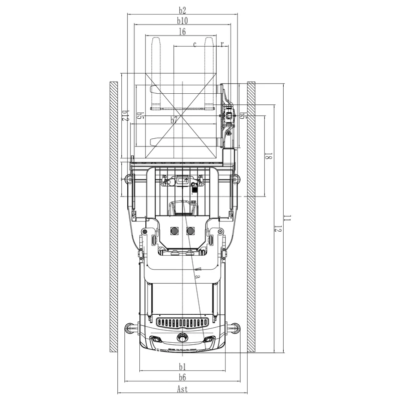 REV15TS smalgångstruck med CAN-busstyrning – produktbild 7