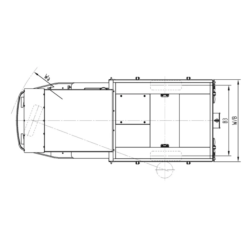 Elektrisk plattformsvagn VEV10/VEV15 med kundanpassningsbar plattform
