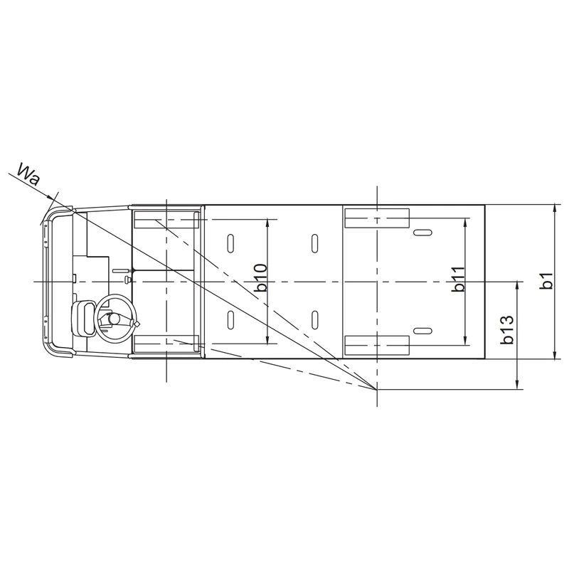 Elektrisk plattformstruck VEV20/VEV25/VEV30 med hydraulisk färdbroms