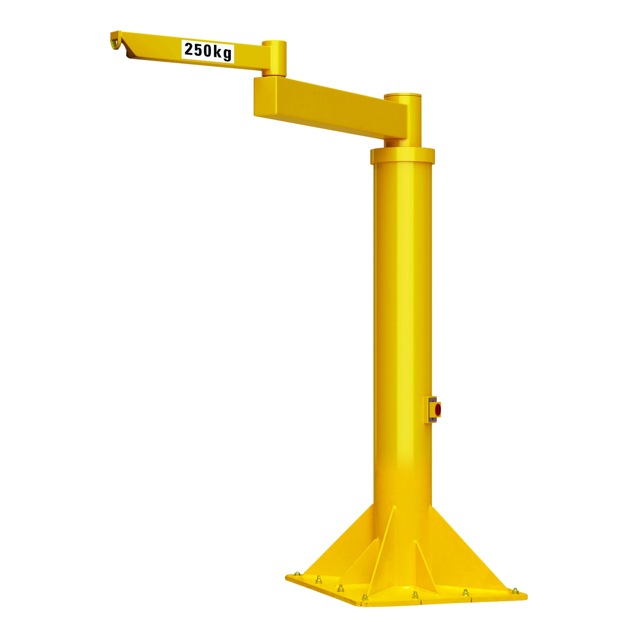 Ledad pelarsvängkran, självbärande (ZSD-S) 50–1 000 kg, 2–5 m