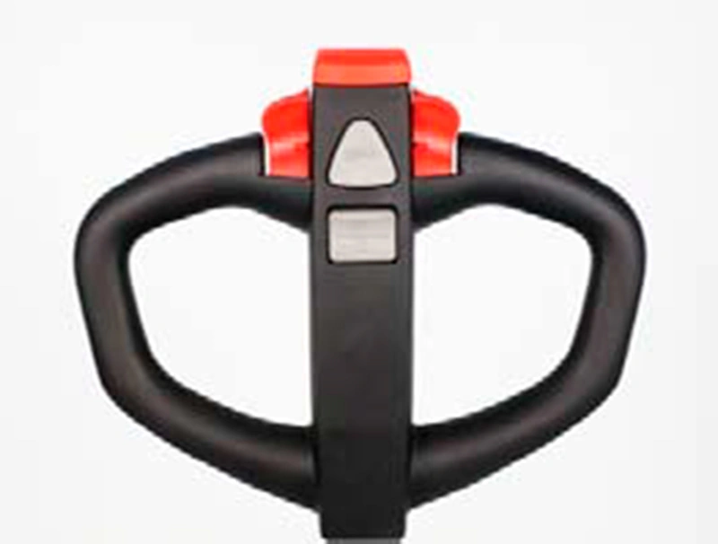 Litiumjondriven pallyftare med utbytbart sidomonterat batteri, vy 3
